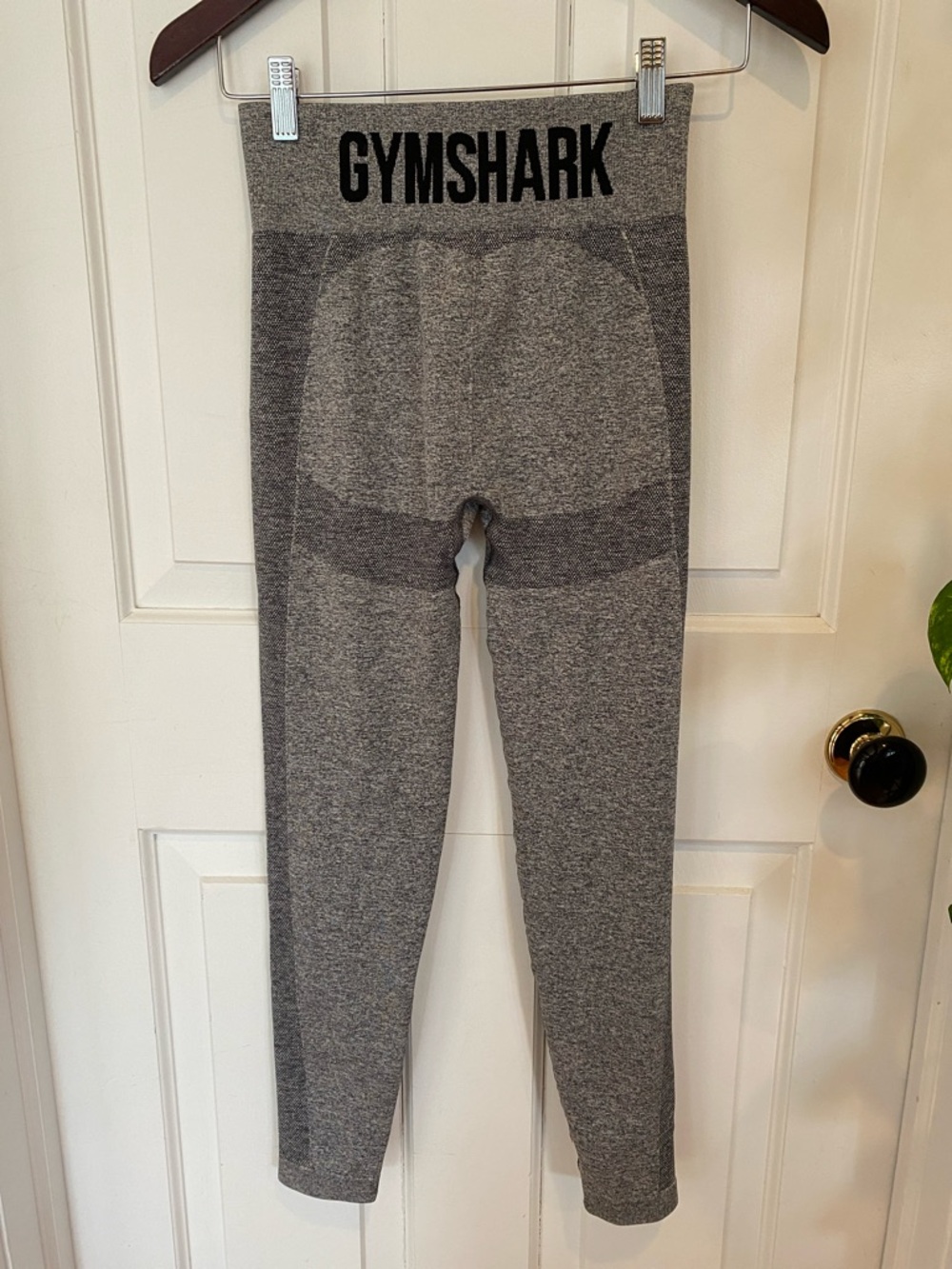 Gymshark Charcoal Gray Seamless High-Rise Leggings
